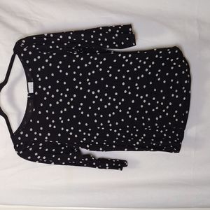 Julienne w by weston wear | polka dots top| sz m